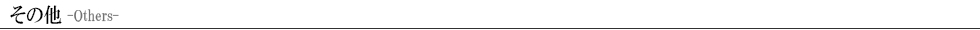 その他